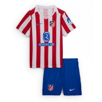 Billige Fotballdrakt Atletico Madrid Replika Hjemmedraktsett Barn 2025-26 Kortermet (med bukser)